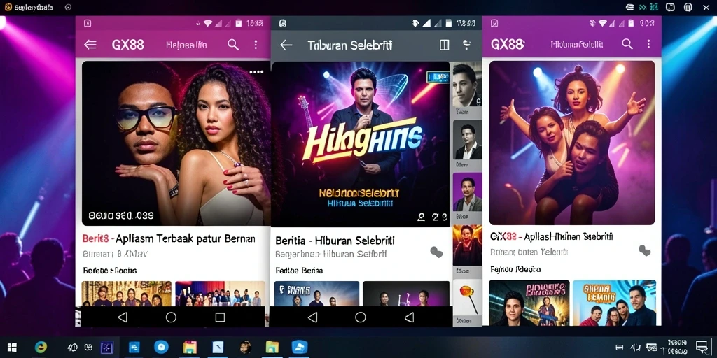 Tampilan antarmuka GX88 yang menarik dan informatif.