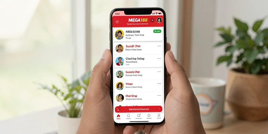Tampilan antarmuka MEGA188 yang modern dan user-friendly.